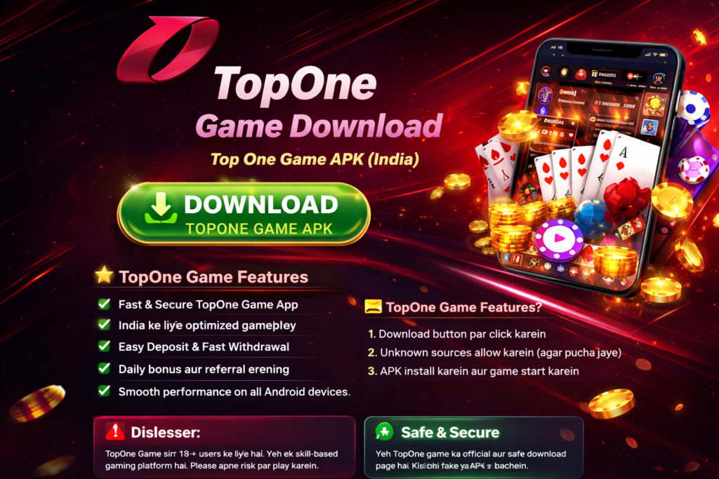 TOPONE APK download latest version for Android devices